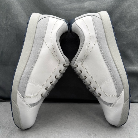 FootJoy Contour Casual Men’s Spikeless White Golf Shoes Size 10.5 Wide Like New - Picture 14 of 16